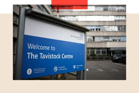 Getty Images An NHS sign that reads 