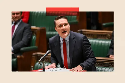 PA Media Health Secretary Wes Streeting making a statement in the House of Commons