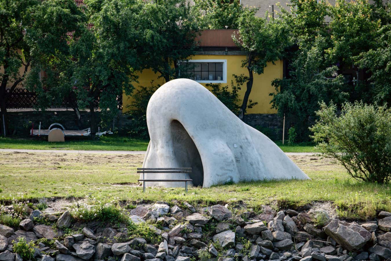 PPW5E4 The Nose art installation in St. Lorenz, Austria