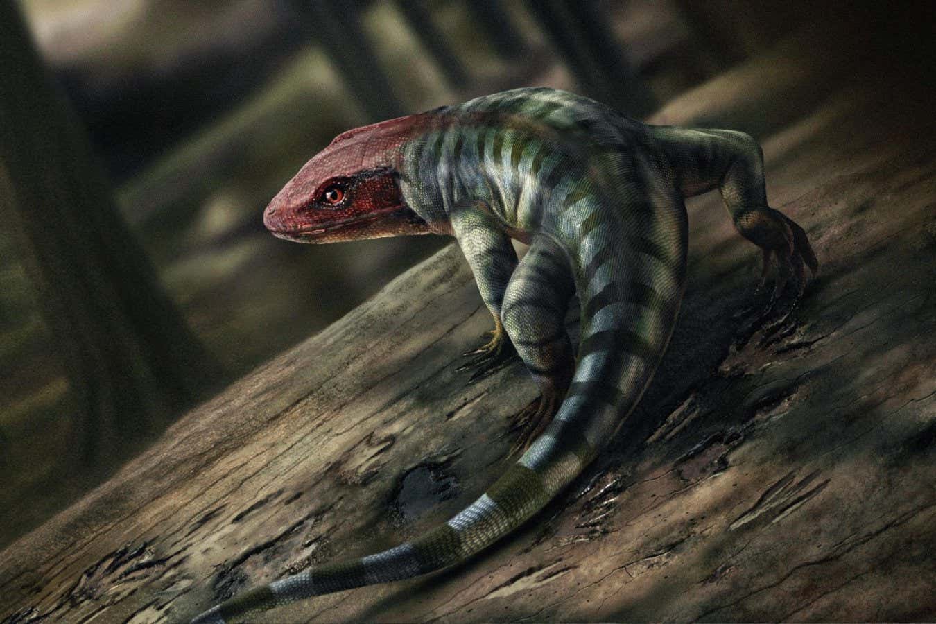 Reconstruction painting of the track maker Credit: Marcin Ambrozik