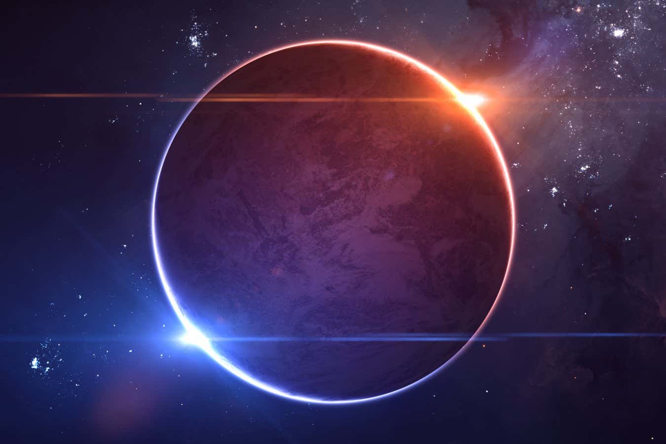 Planet in a double star system