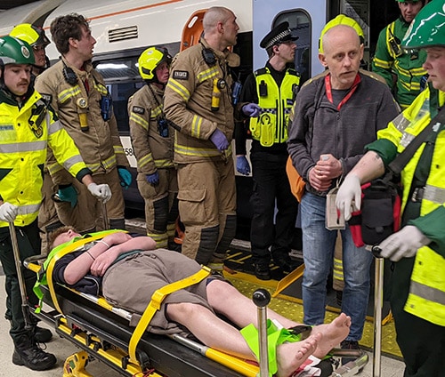photo of Exercise Iron Titan was a multi-agency training recently held in London to simulate a major railway incident.