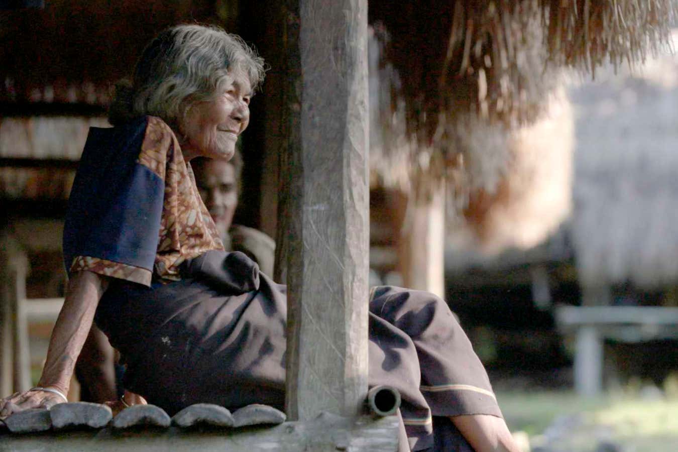 A Marapu woman from Sumba, Indonesia, in Tribe with Bruce Parry