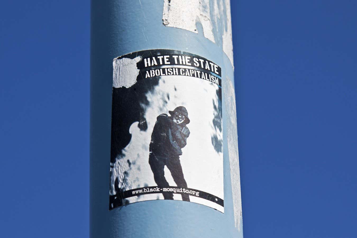 A poster advertising an anarchist group
