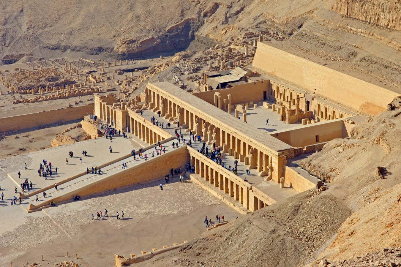 View of the temple of Hatshepsut, Luxor, Egypt