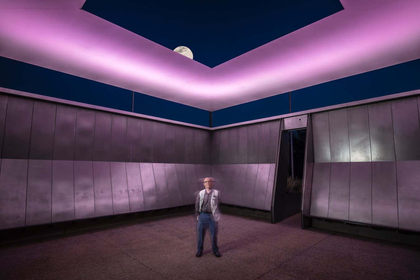 Portrait of renown physicist Frank Wilczek created at Arizona State University in Tempe, Arizona on March 17, 2022.