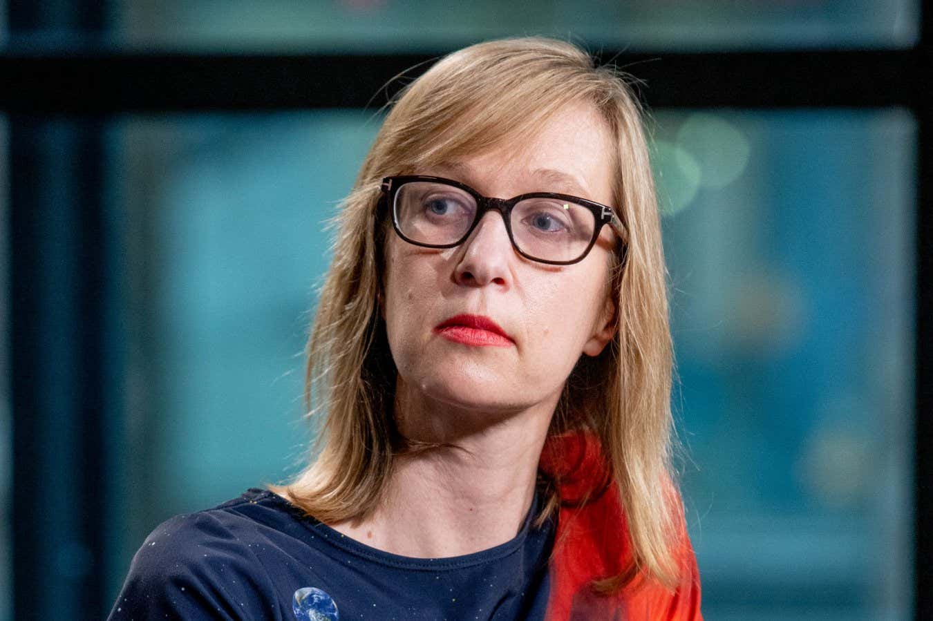 NEW YORK, NY - APRIL 18: Dr. Kate Marvel discusses