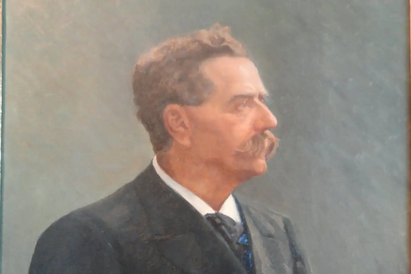 A painting of Karl Selim Lemström by Elsa Fohström