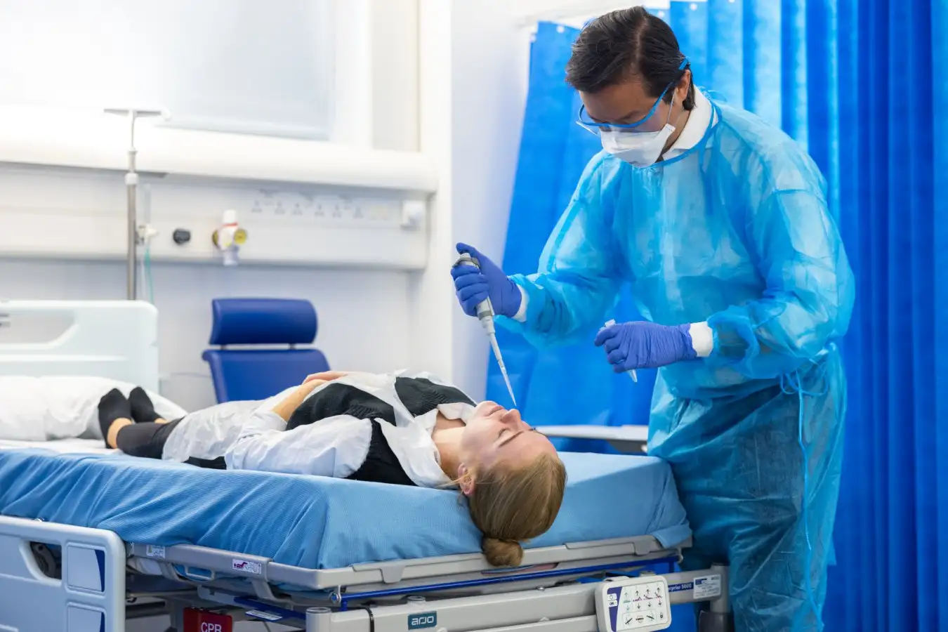 The collaborative Human Challenge study is the first in the world to perform detailed monitoring over the full course of COVID-19, from the moment a person first encounters SARS-CoV-2, throughout the infection to the point at which the virus is apparently eliminated. The Human Challenge Programme is a partnership between Imperial College London, the Vaccine Taskforce and Department of Health and Social Care (DHSC), hVIVO (part of Open Orphan plc.), and the Royal Free London NHS Foundation Trust.