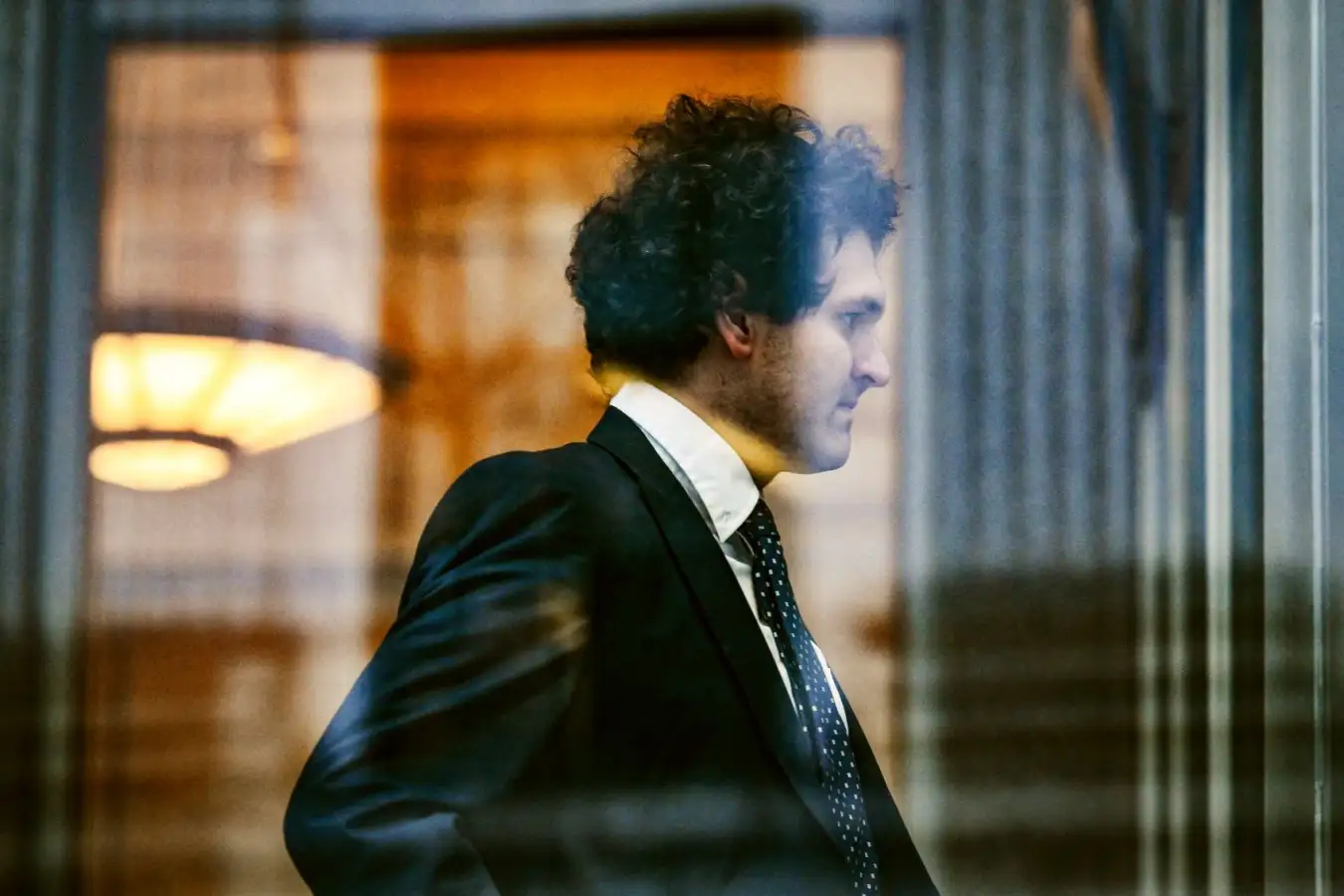 FTX founder Sam Bankman-Fried arrives at the U.S. federal courthouse in New York City on March 30, 2023