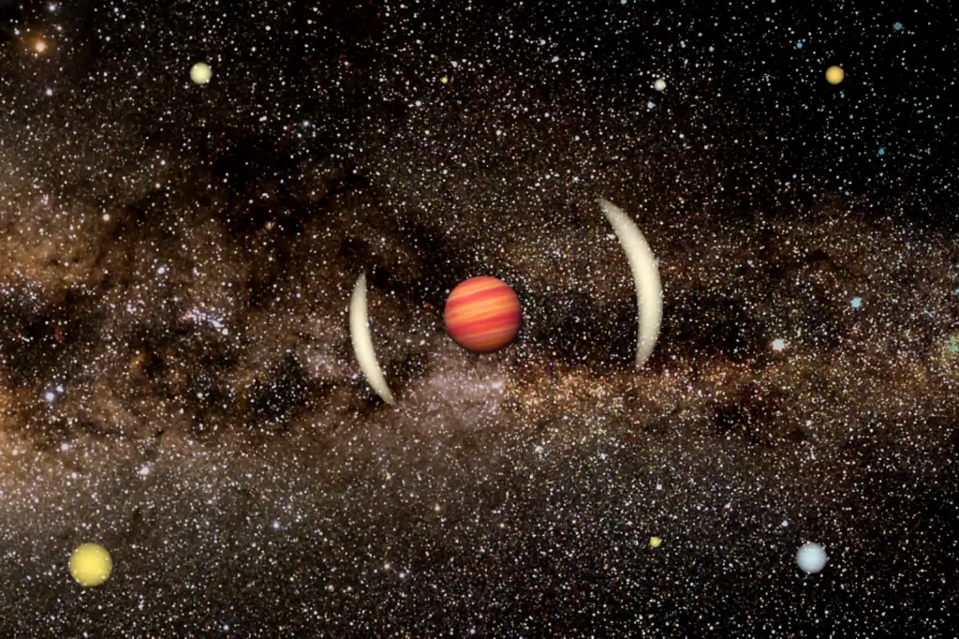 Artist's impression of a free-floating-planet