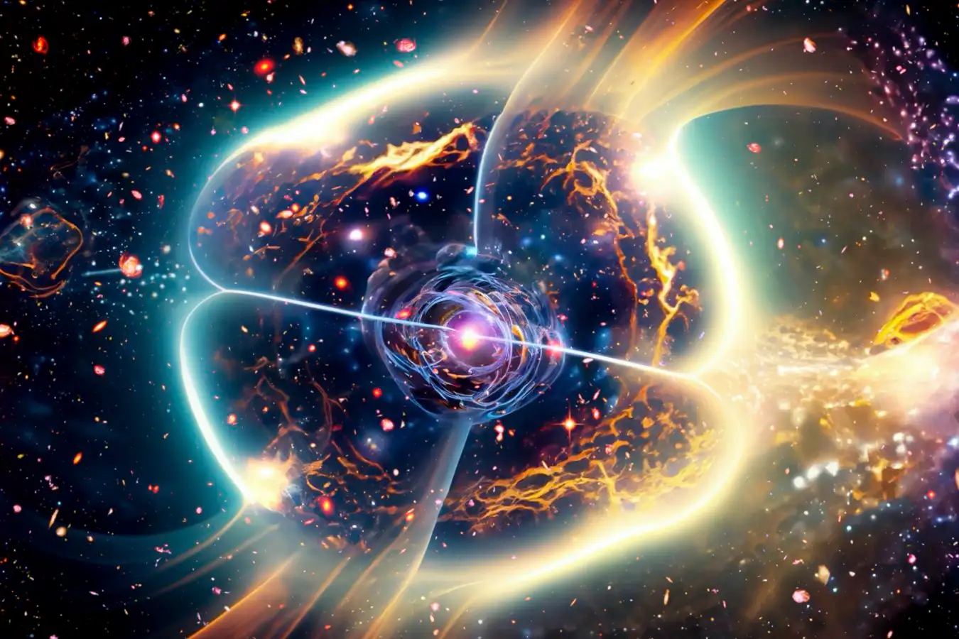 Conceptual illustration of quantum fluctuations