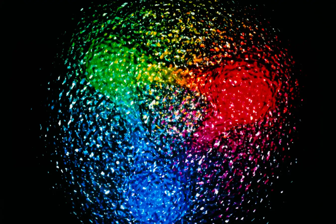 Artist's impression of a nuclear particle.