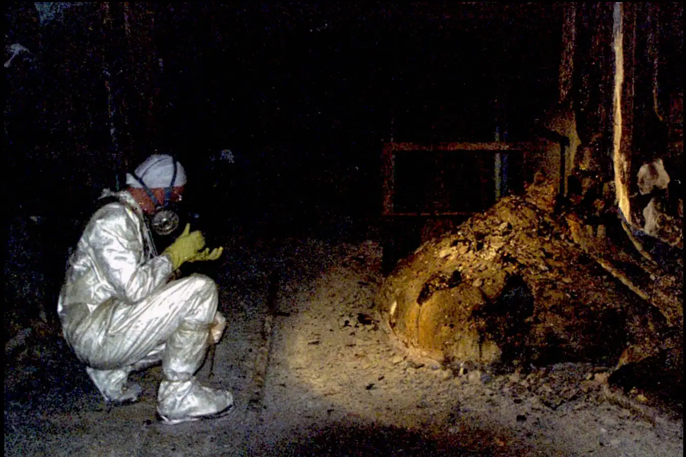 The Elephants Foot of the Chernobyl disaster.