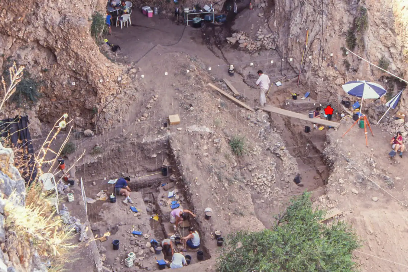 Amud Cave Archaeological excavation 