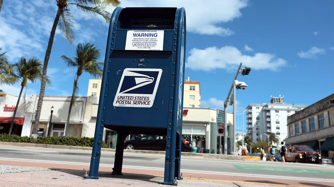 US postal service mailbox