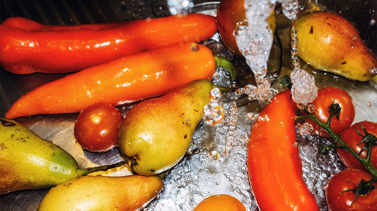Close up image of roasted peppers