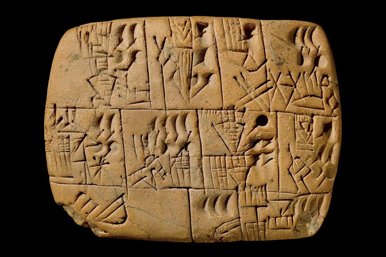 A proto-cuneiform tablet from around 5,000 years ago records beer rations 