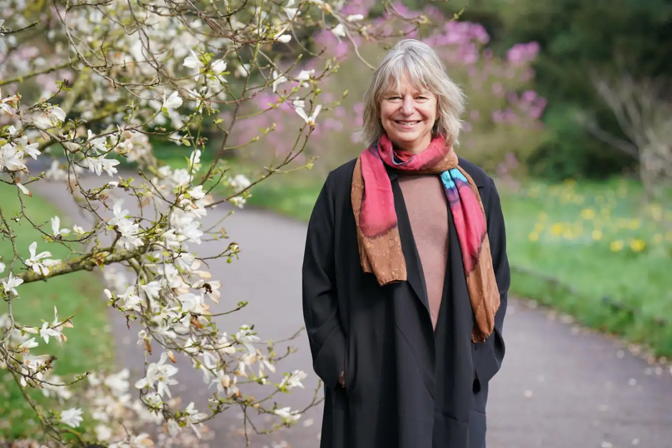2WTYGDN Embargoed to 1630 Thursday March 30 Professor Suzanne Simard, the winner of this year's Kew International Medal, for 'invaluable work and devotion' championing biodiversity in forests at Kew Gardens in Richmond, London, ahead of her award and lecture at the Royal Society. Picture date: Thursday March 30, 2023. ... Kew International Medal winner-2023 ... 30-03-2023 ... London ... UK ... Photo credit should read: Jonathan Brady/PA Archive. Unique Reference No. 71569993 ... See PA story ENVIRONMENT Medal. Photo credit should read: Jonathan Brady/PA Wire