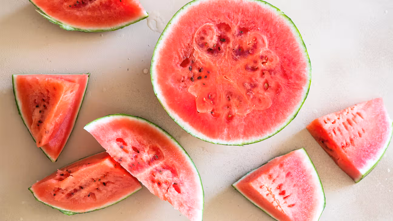 Slices of watermelon