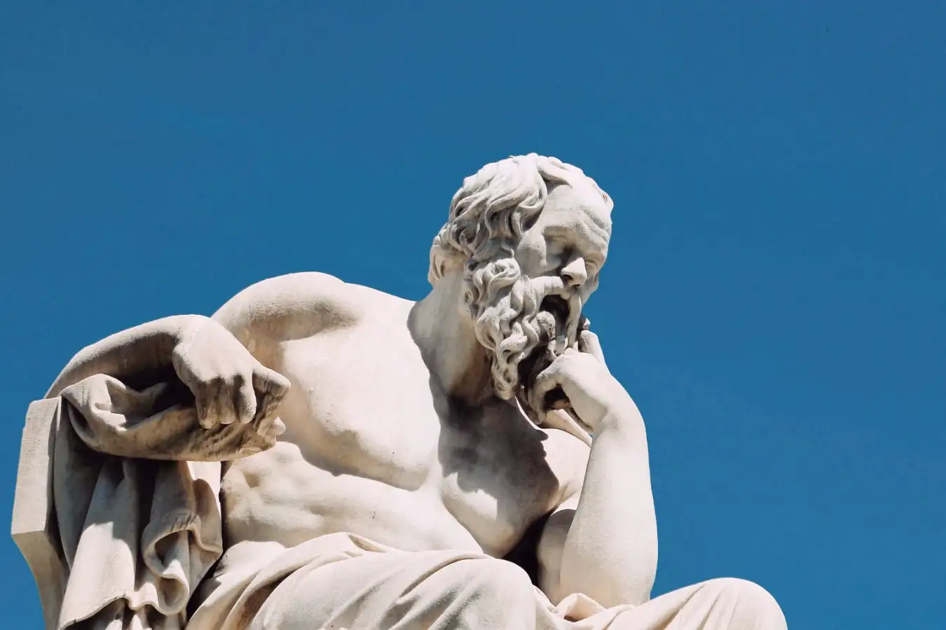 Statue of the ancient Greek philosopher Socrates in Athens, Greece.; Shutterstock ID 1882791124; purchase_order: -; job: -; client: -; other: