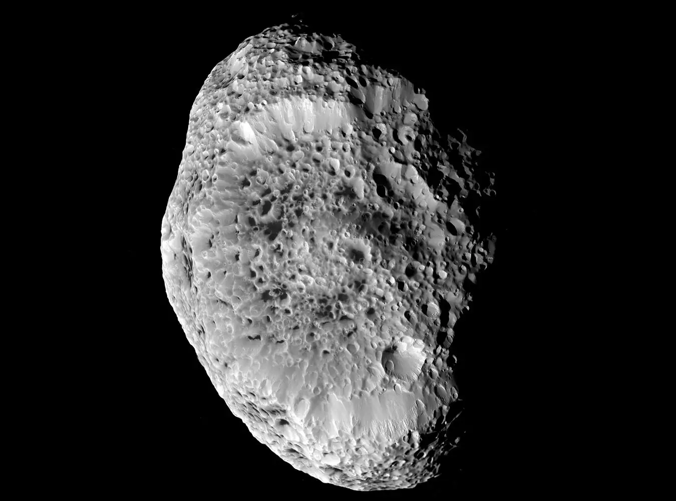 Saturn's impact-pummeled Hyperion