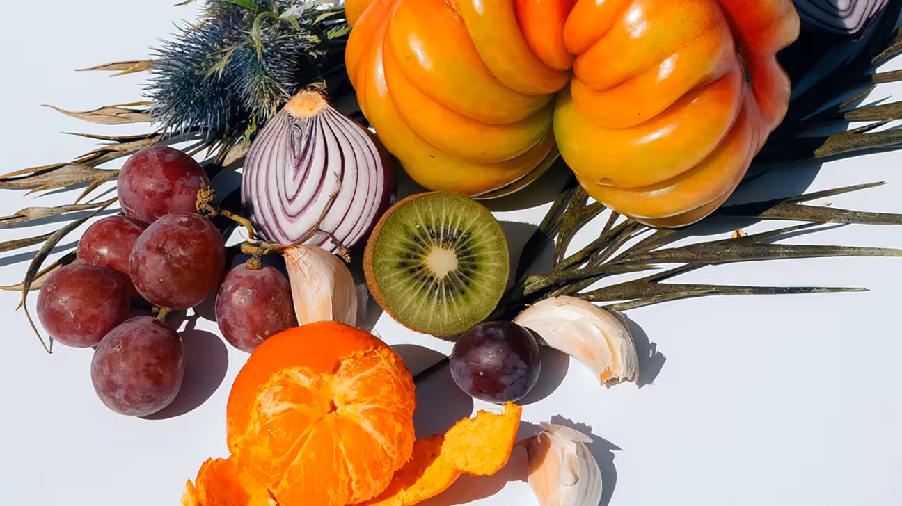 Assortment of fruits and vegetables